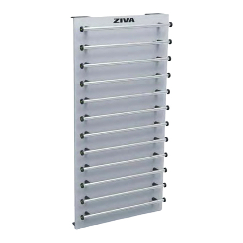 ziva INFINITY WALL MOUNTED 125 Owner's manual & assembly instructions