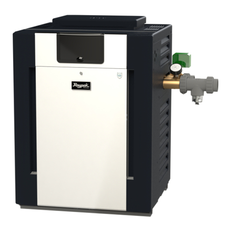 Raypak 268A Installation and operation manual
