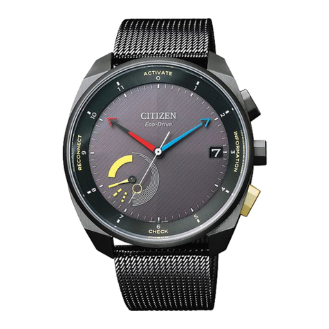Citizen Eco-Drive Riiiver W510 instruction manual