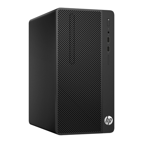 HP 280 G3 Microtower Business Assembly instructions