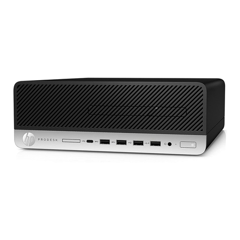 HP ProDesk 600 G4 Installation instructions