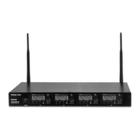 Parallel Audio M4000 Operation manual