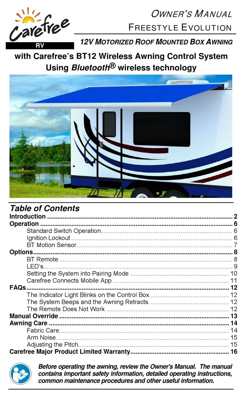 Carefree FREESTYLE EVOLUTION User manual