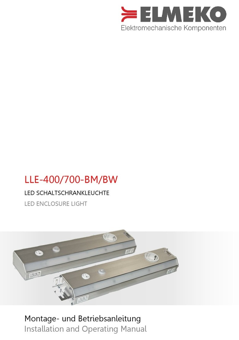 ELMEKO LLE-400-BM User manual