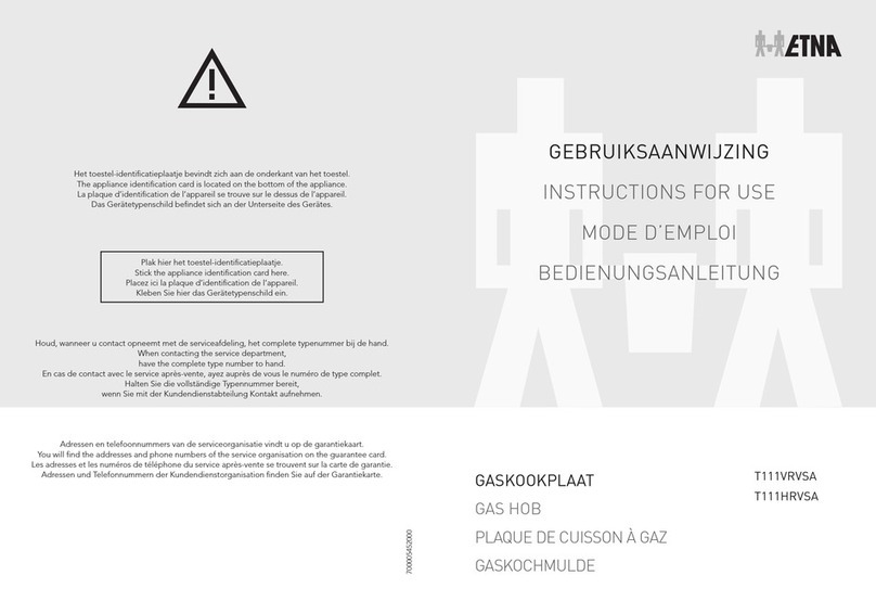 ETNA T111VRVSA User manual