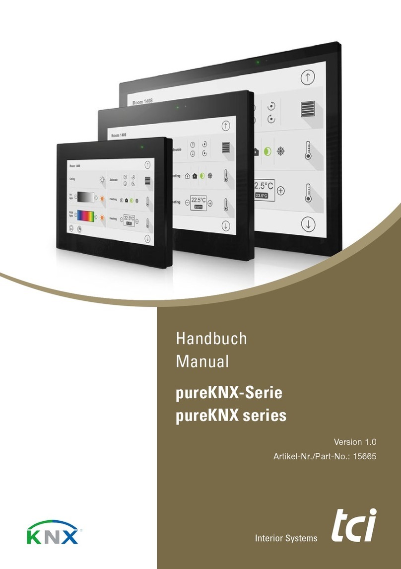 TCi pureKNX Series User manual