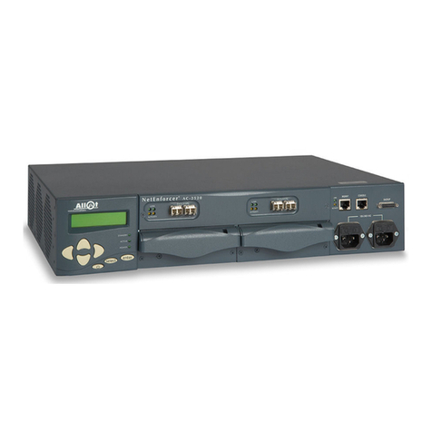 Allot NetEnforcer AC-2500 Series Hardware guide