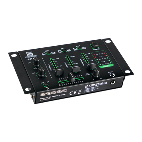 Pronomic DX-26 MKII manual