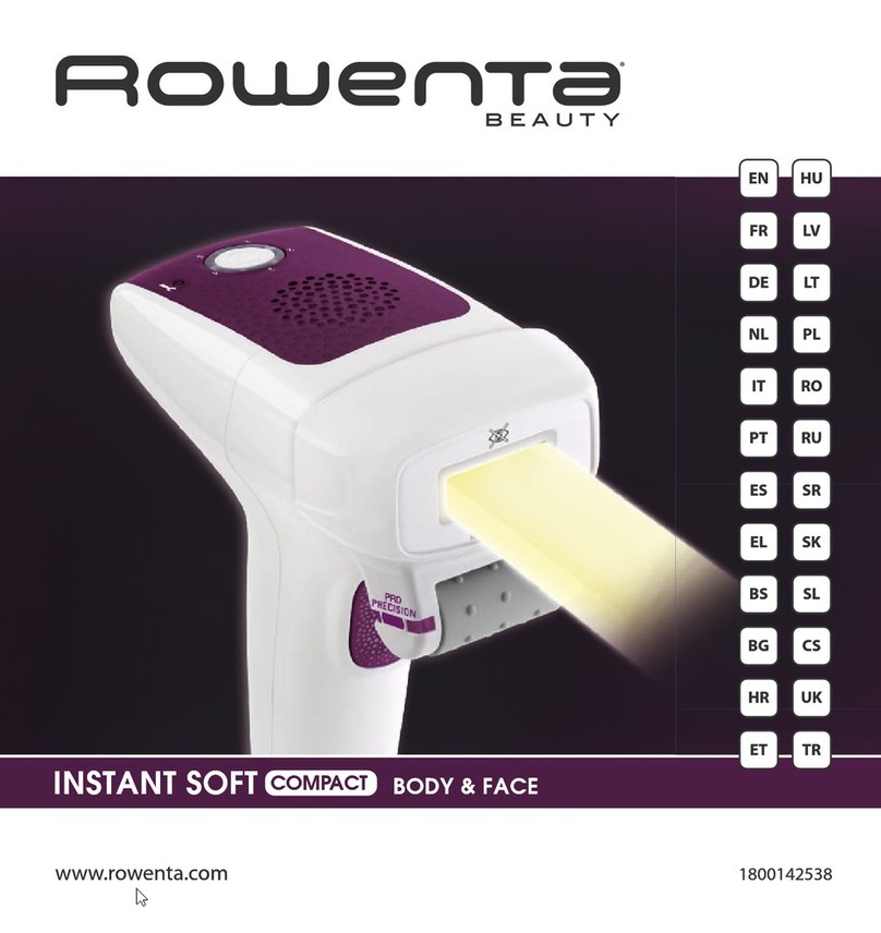 Rowenta INSTANT SOFT COMPACT BODY & FACE manual