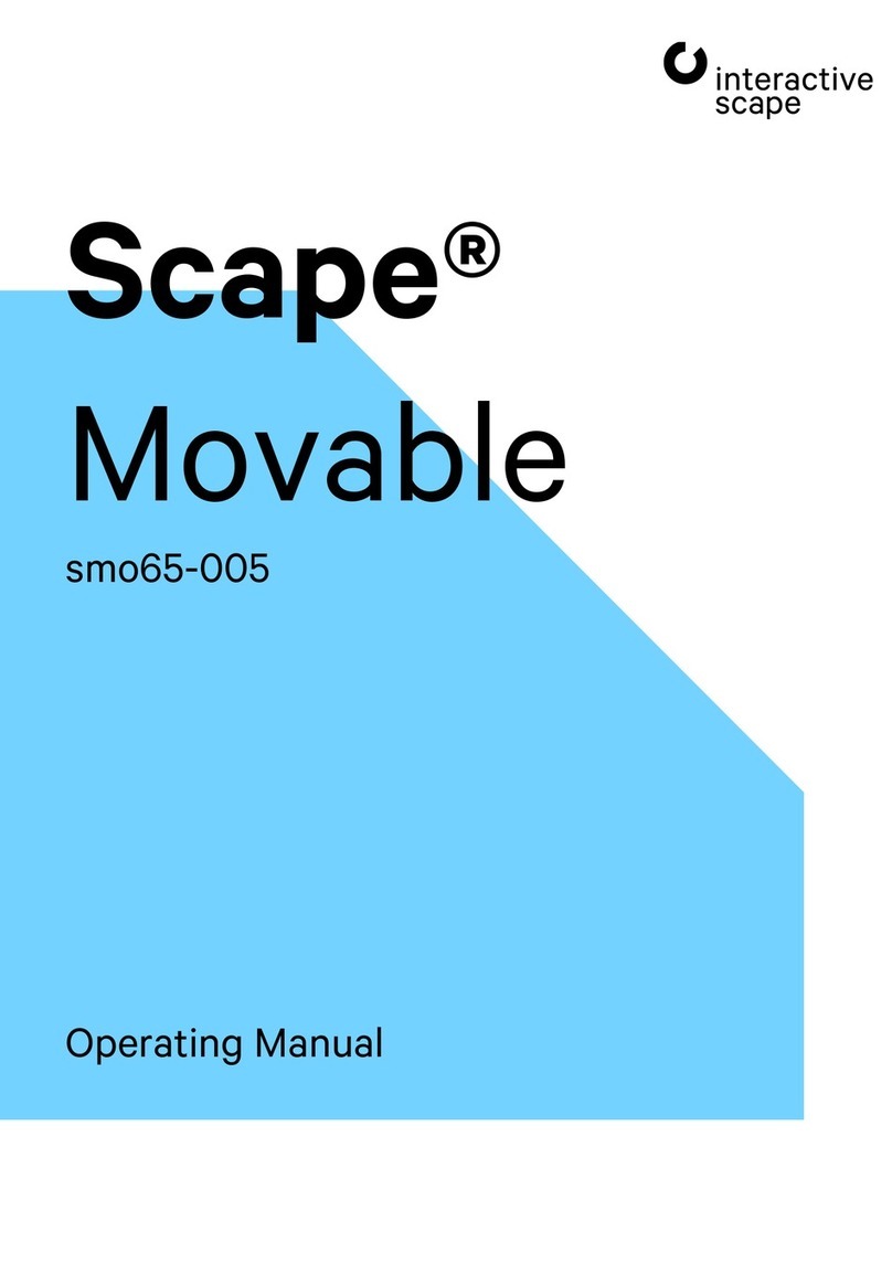 interactive scape Scape Movable 65 Series User manual