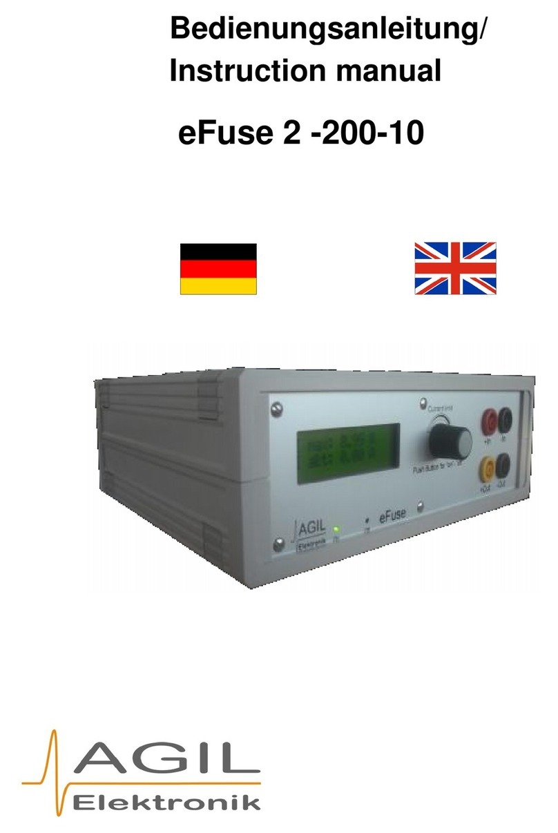 Agil Elektronik eFuse 2-200-10 instruction manual