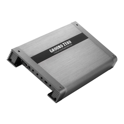 Ground Zero TITANIUM Series User manual