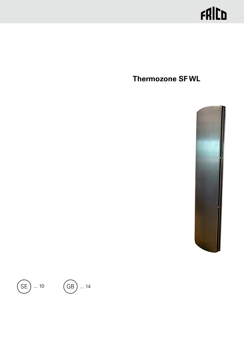 Frico Thermozone SF WL Series User manual