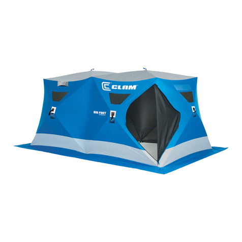 Clam BIGFOOT XL6000TC Quick start guide Clam BIGFOOT XL6000TC Quick start guide