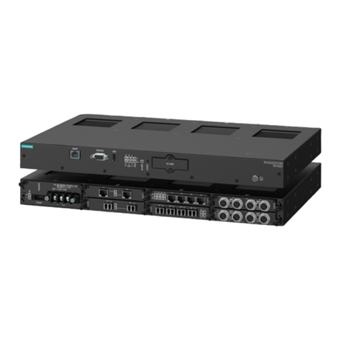 Siemens SIMATIC NET RUGGEDCOM RX1501 User manual