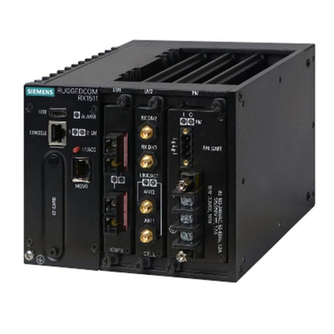 Siemens SIMATIC NET RUGGEDCOM RX1511 User manual
