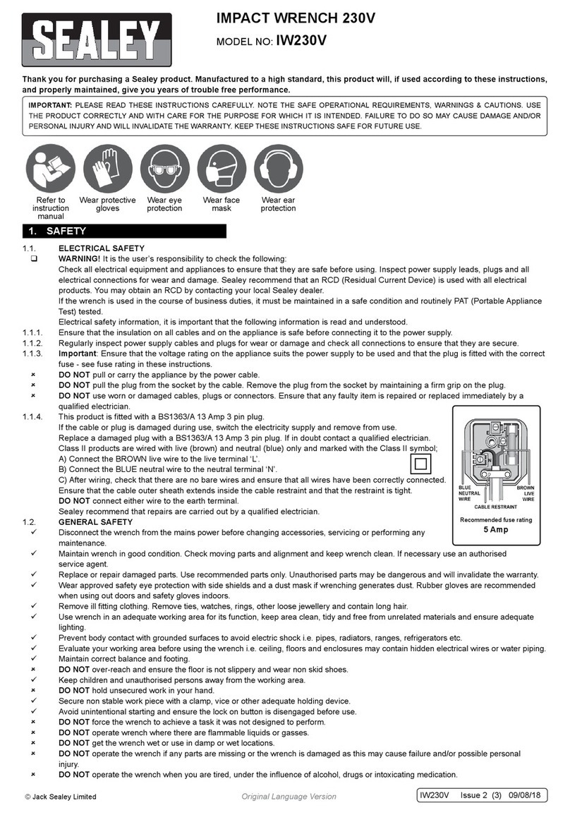 Sealey iw230V User manual