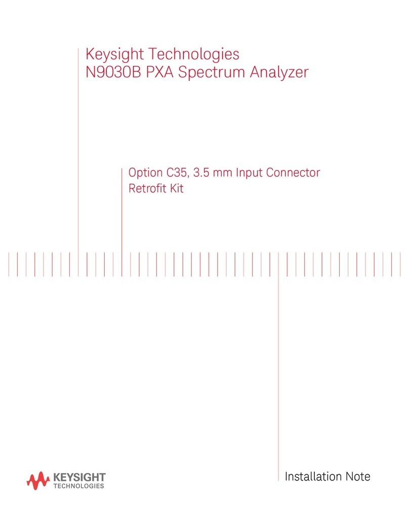 Keysight Technologies N9030B Installation note