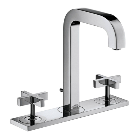 Hans Grohe Axor 39134000 Instructions for use/assembly instructions Hans Grohe Axor 39134000 Instructions for use/assembly instructions