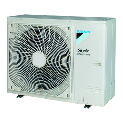 Daikin Sky Air Advance Series Installer's reference guide