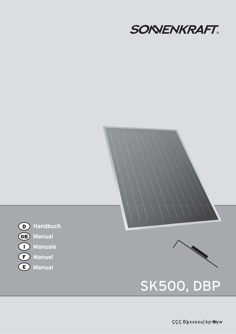 Sonnenkraft SK500 DBP User manual