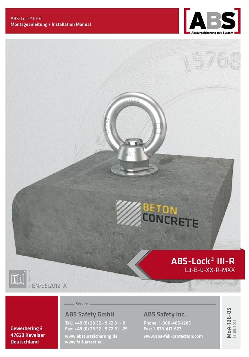 ABS Safety ABS-Lock III-R Series User manual