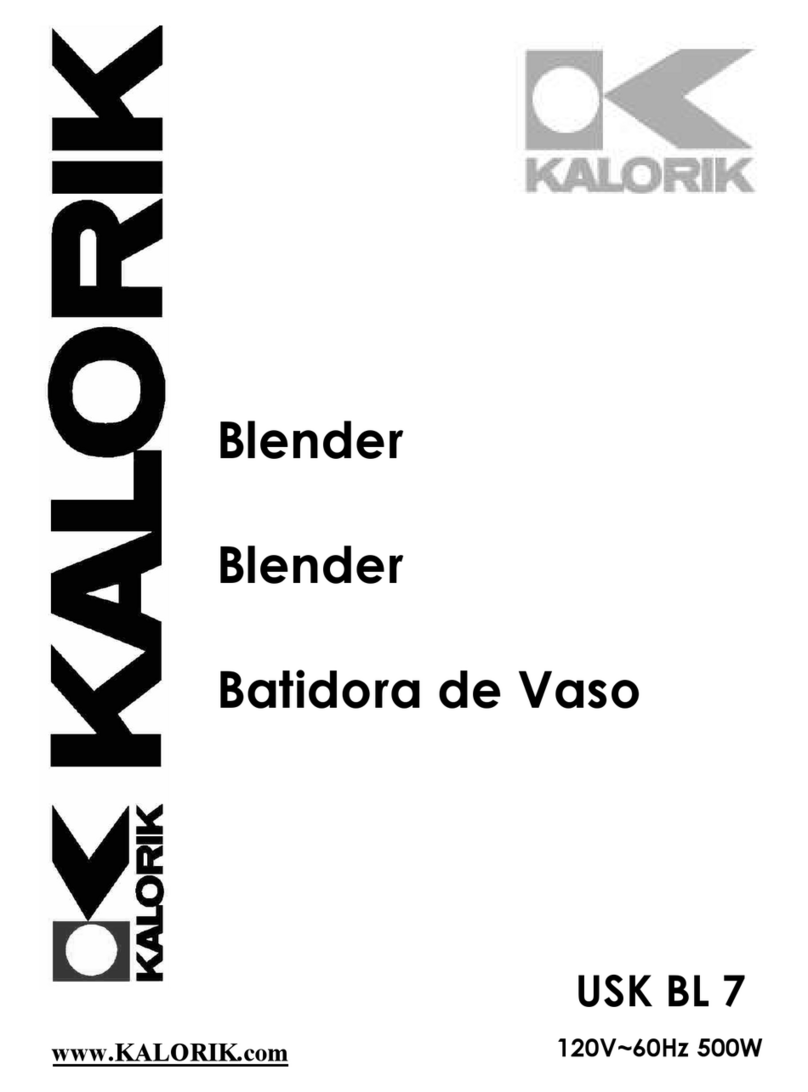Kalorik USK BL 7 operating instructions