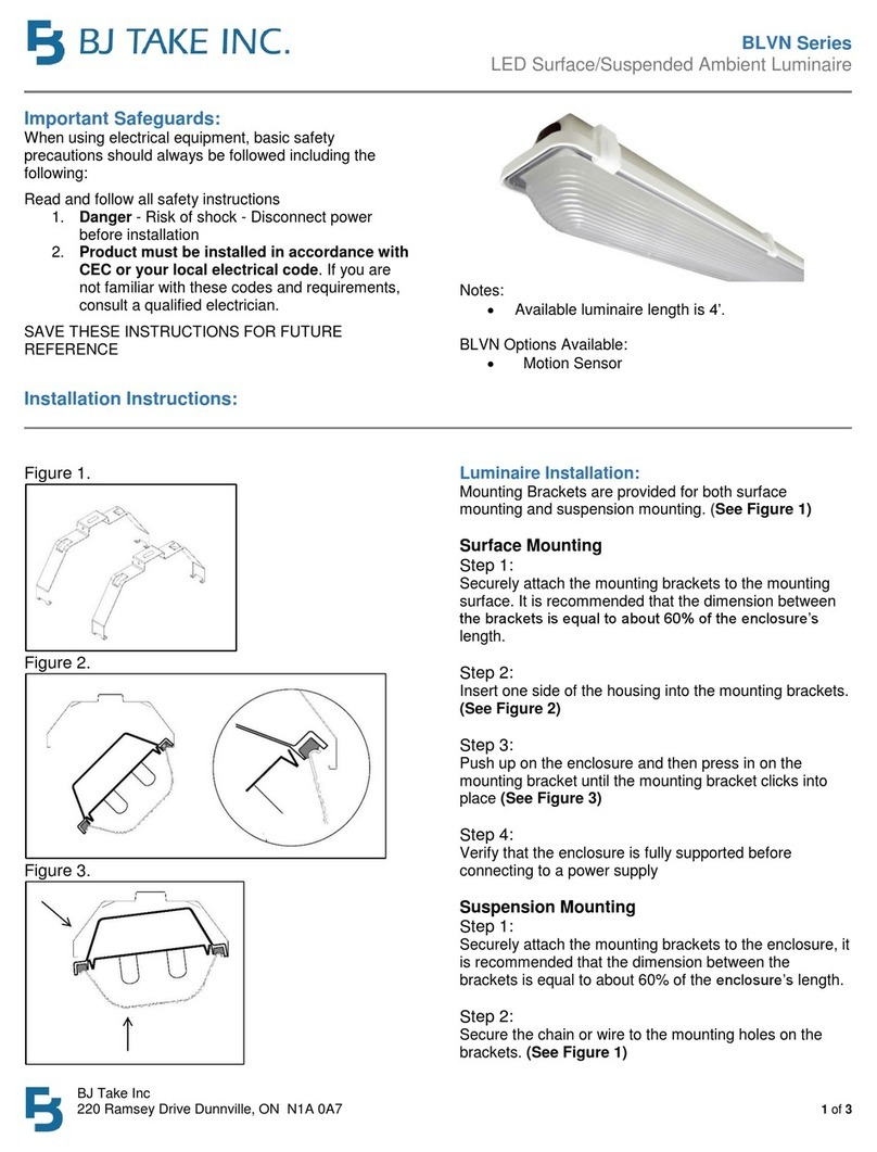 BJ TAKE BLVN Series User manual