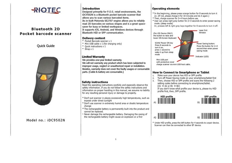 RIOTEC iDC9502N quick guide