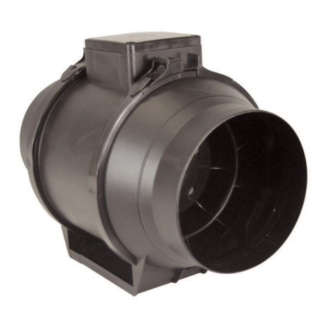 Fantech RIL-100 Installation and operating instructions