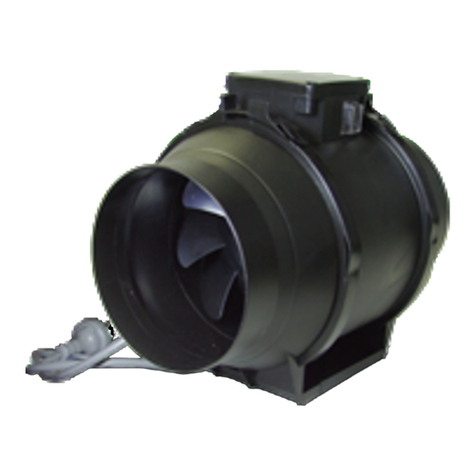 Fantech RIL-150T Installation and operating instructions