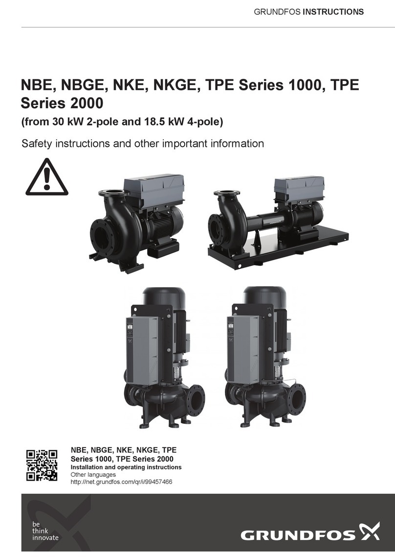 Grundfos NBE Series User manual
