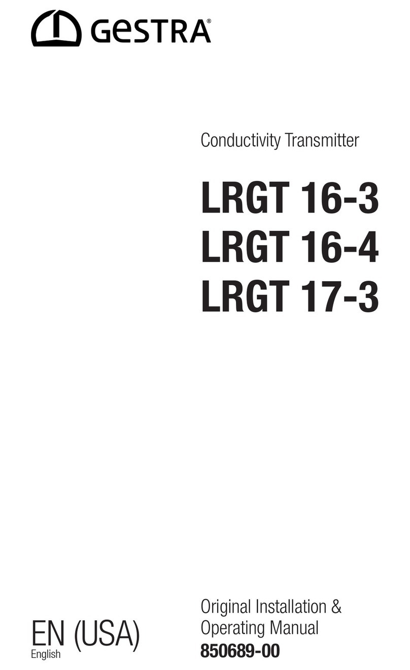 GESTRA LRGT 16-3 Original Installation & Operating Manual
