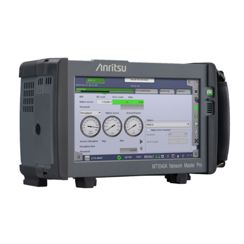 Anritsu Network Master Pro MT1040A Operation manual