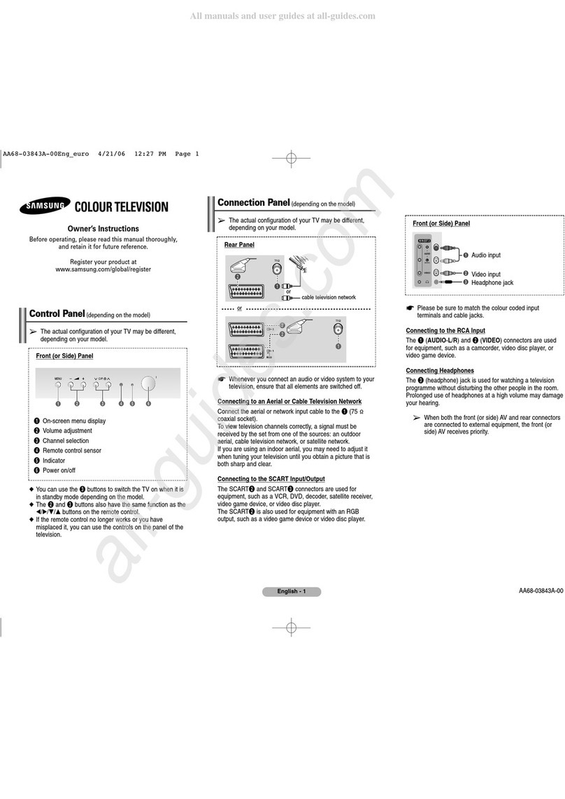 Samsung CW-21A113N User manual