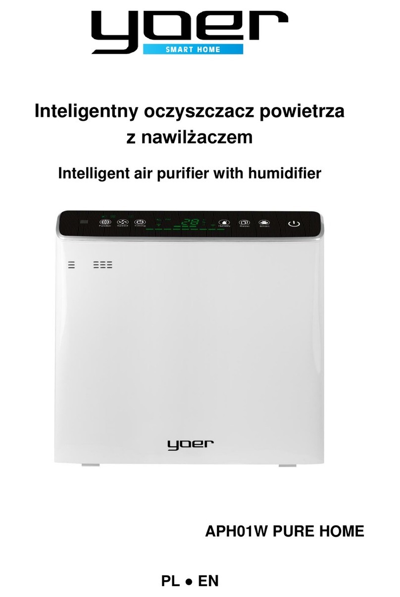 Yoer APH01W PURE HOME manual