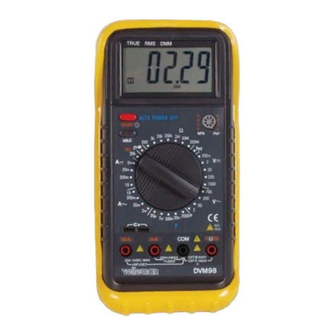 Velleman DVM98 User manual Velleman DVM98 User manual