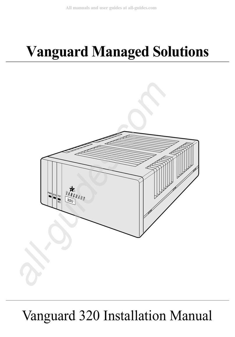 Vanguard 320 installation manual