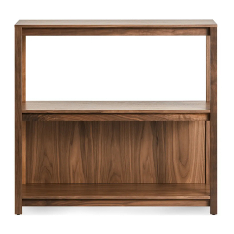 BluDot Open Plan Small Low Bookcase Quick start guide BluDot Open Plan Small Low Bookcase Quick start guide