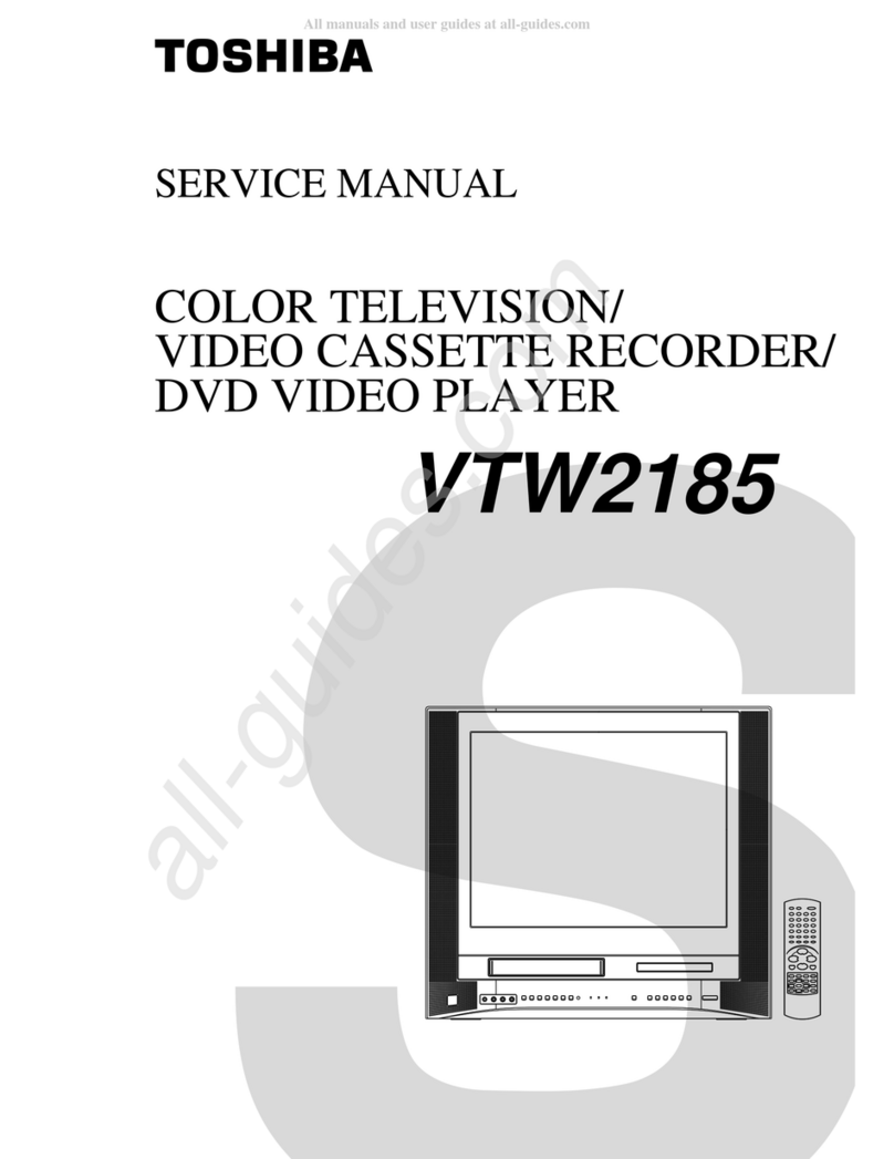 Toshiba VTW2185 User manual Toshiba VTW2185 User manual