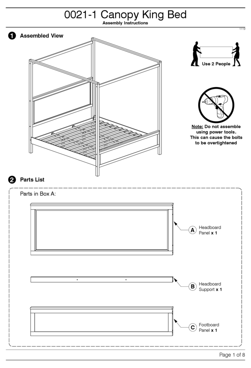 Baxton Studio 0021-1 Assembly instructions