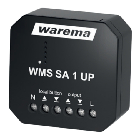 WAREMA WMS SA 1 UP User manual