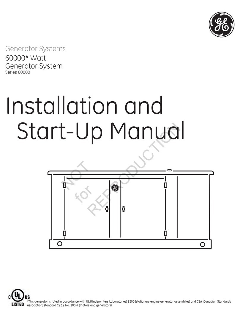 GE 60000 Series Installation and operation manual