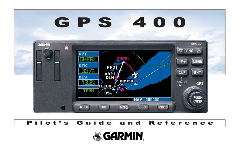 Garmin GPS 400 Pilot's guide and reference Garmin GPS 400 Pilot's guide and reference