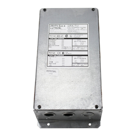 Lutron Electronics Grafik Eye GRX-TVI User manual