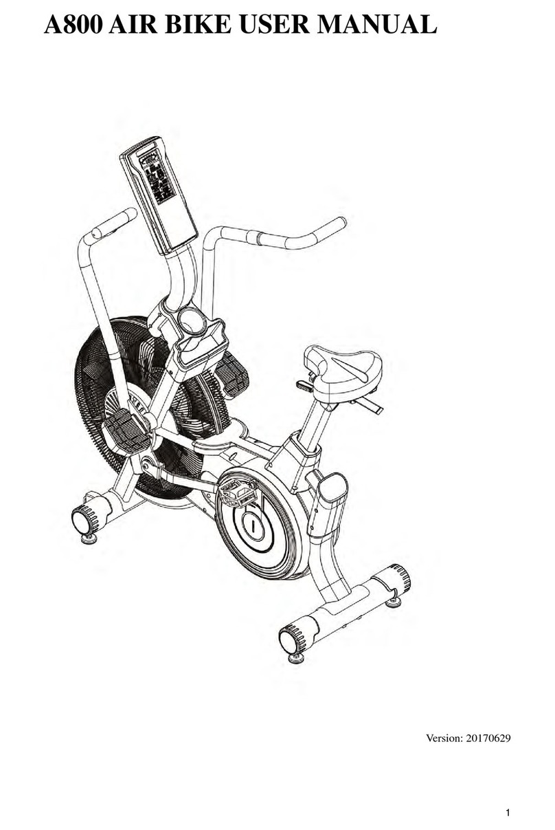 Pulse fitness A800 User manual