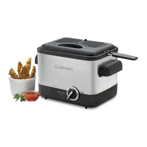 Cuisinart CDF-100 Series INSTRUCTION AND RECIPE BOOKLET Cuisinart CDF-100 Series INSTRUCTION AND RECIPE BOOKLET