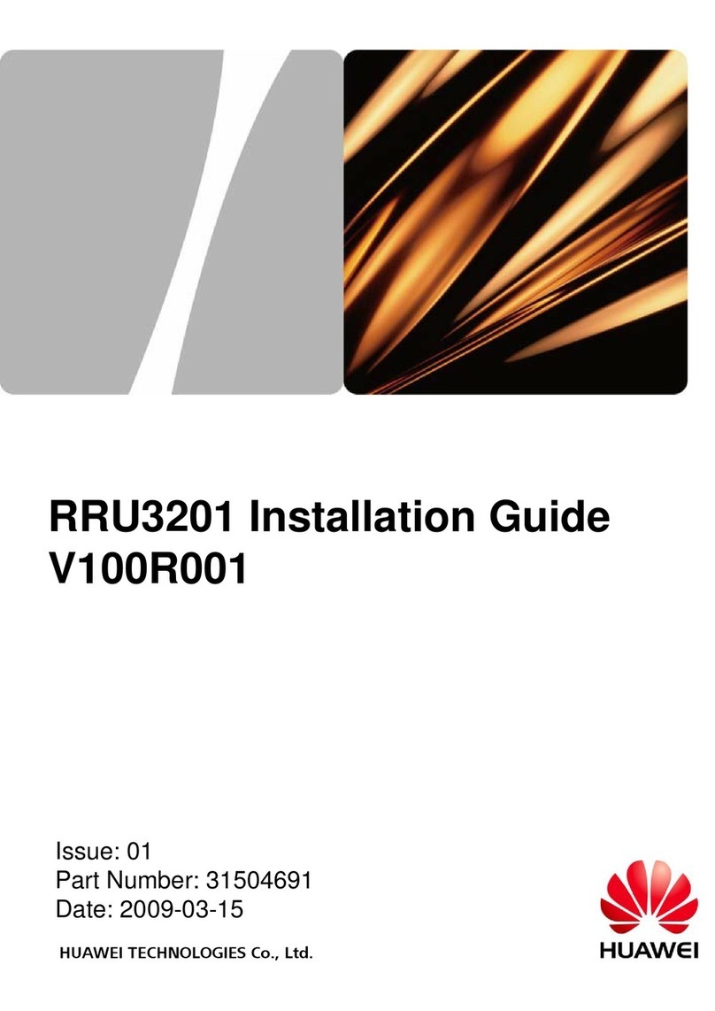 Huawei RRU3201 User manual