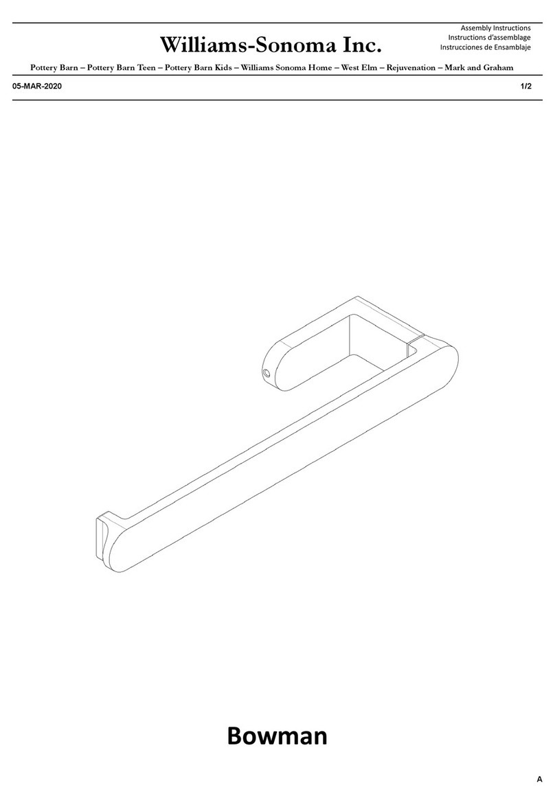 Williams-Sonoma Bowman User manual
