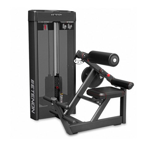 ETENON Fitness BACK EXTENSION owner's manual